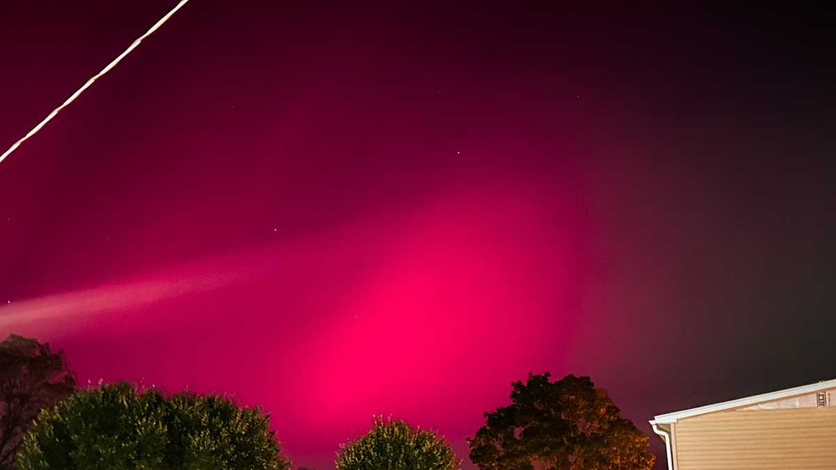 Northern lights put on a show in southcentral Pa.