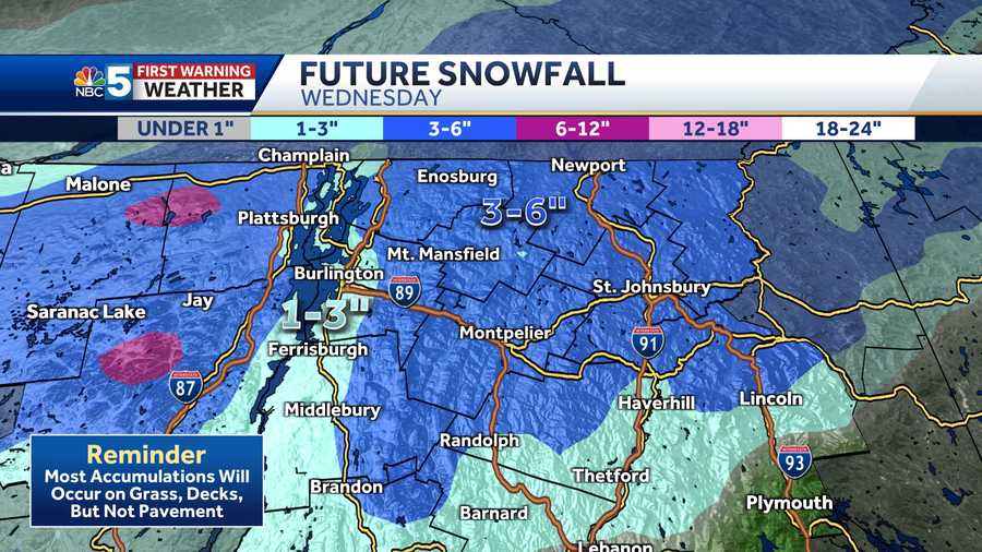 Northern New York, Vermont to see another round of accumulating snow ...