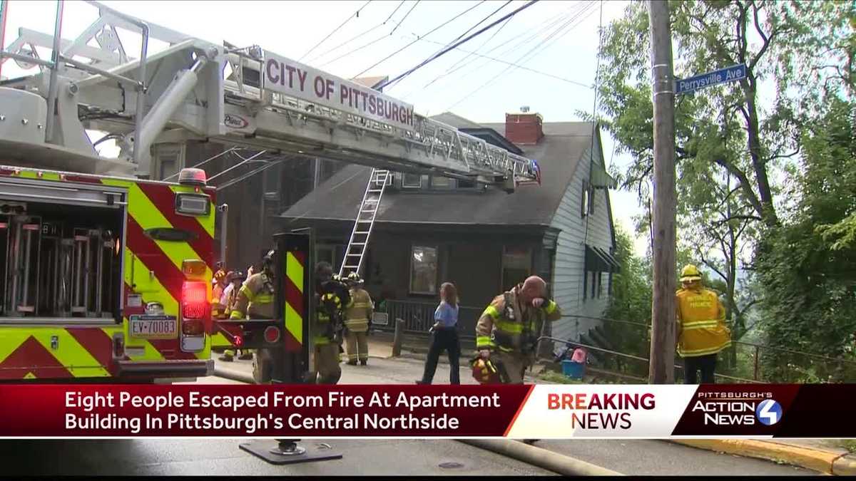 8 people displaced after apartment fire in Central Northside