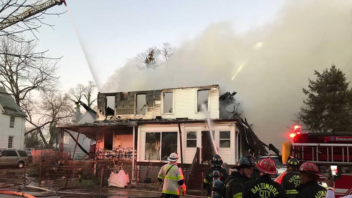 Firefighters forced to fight northwest Baltimore house from exterior