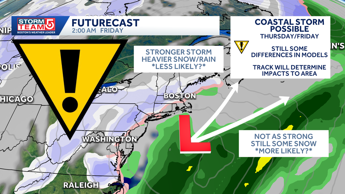 Possible late-week storm may bring snow, rain, wind to Massachusetts