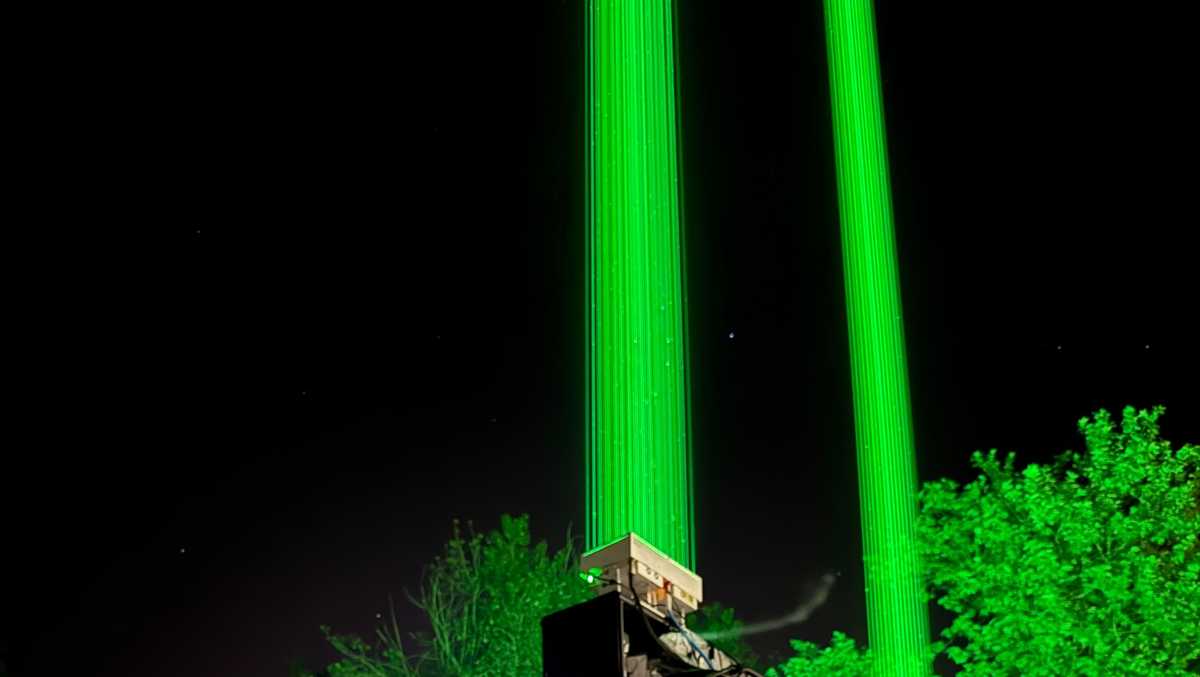 Mystery beam that lit up Folsom sky came from Nu-Salt Laser – KCRA