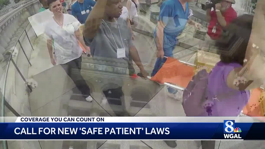 Nurses rally at state capitol for safe patient laws