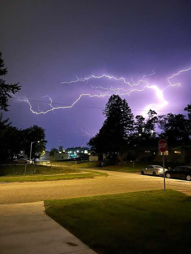 Viewer video & photos: Hail, lightning from late night storms