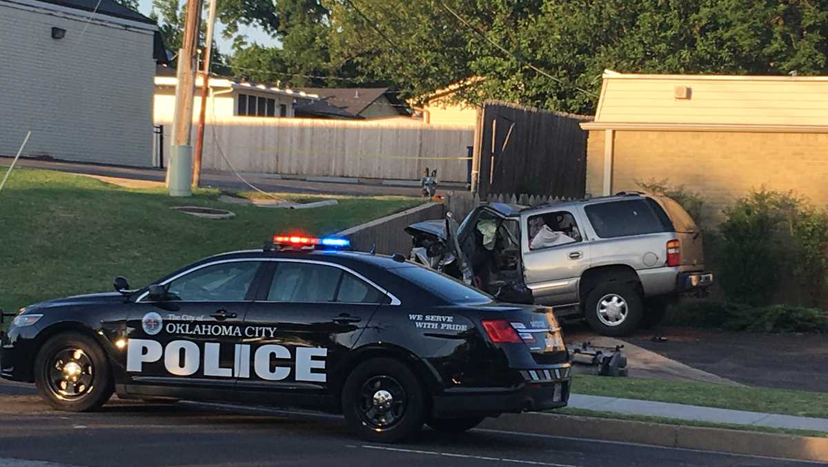 Police Driver Passenger Die After Crash In Northwest Oklahoma City