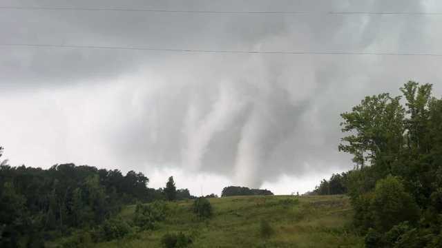 Shreveport tornado spotted from Tropical Storm Beryl 