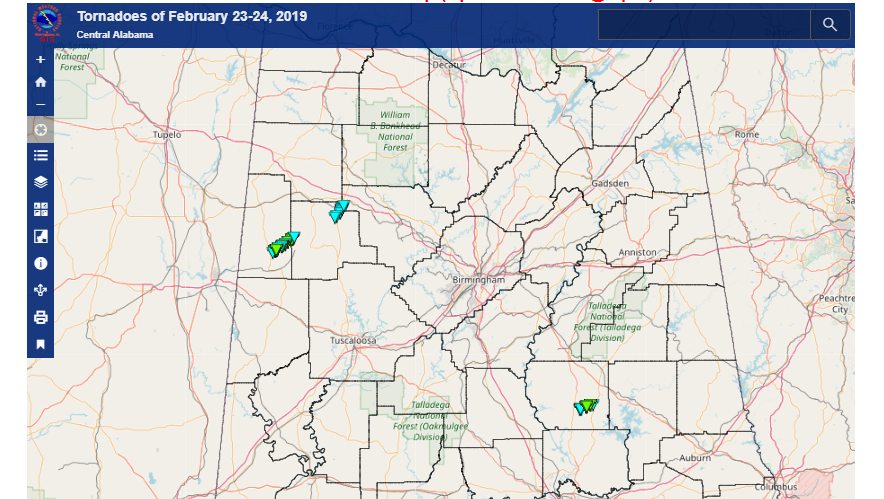 Alabama Tornado 2019 Map Va Happy