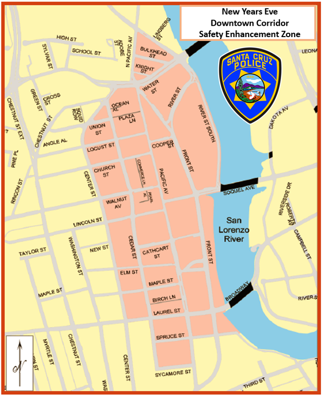 Santa Cruz police announce New Year s Eve safety enhancement zone