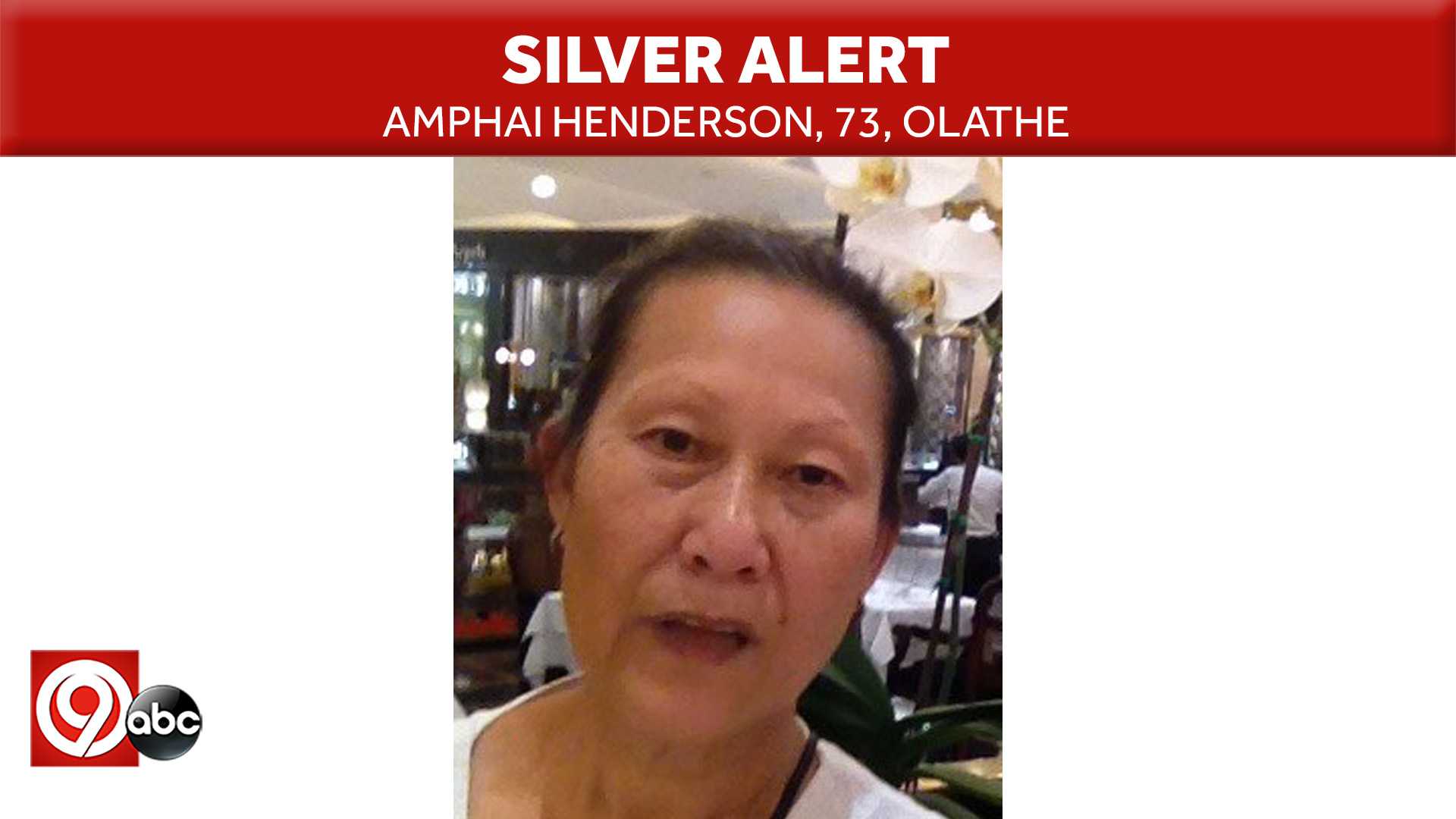 Silver Alert Canceled After 73-year-old From Olathe Found Safe