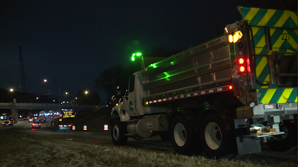 Road crews to work overnight battling any slick spots