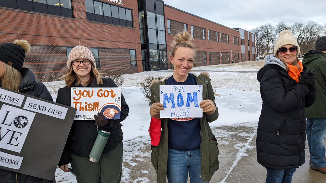 Olathe East High School students return to school after shooting