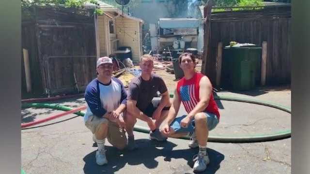 Off-duty Sacramento firefighters help put out trailer fire in Davis - Vimarsana News