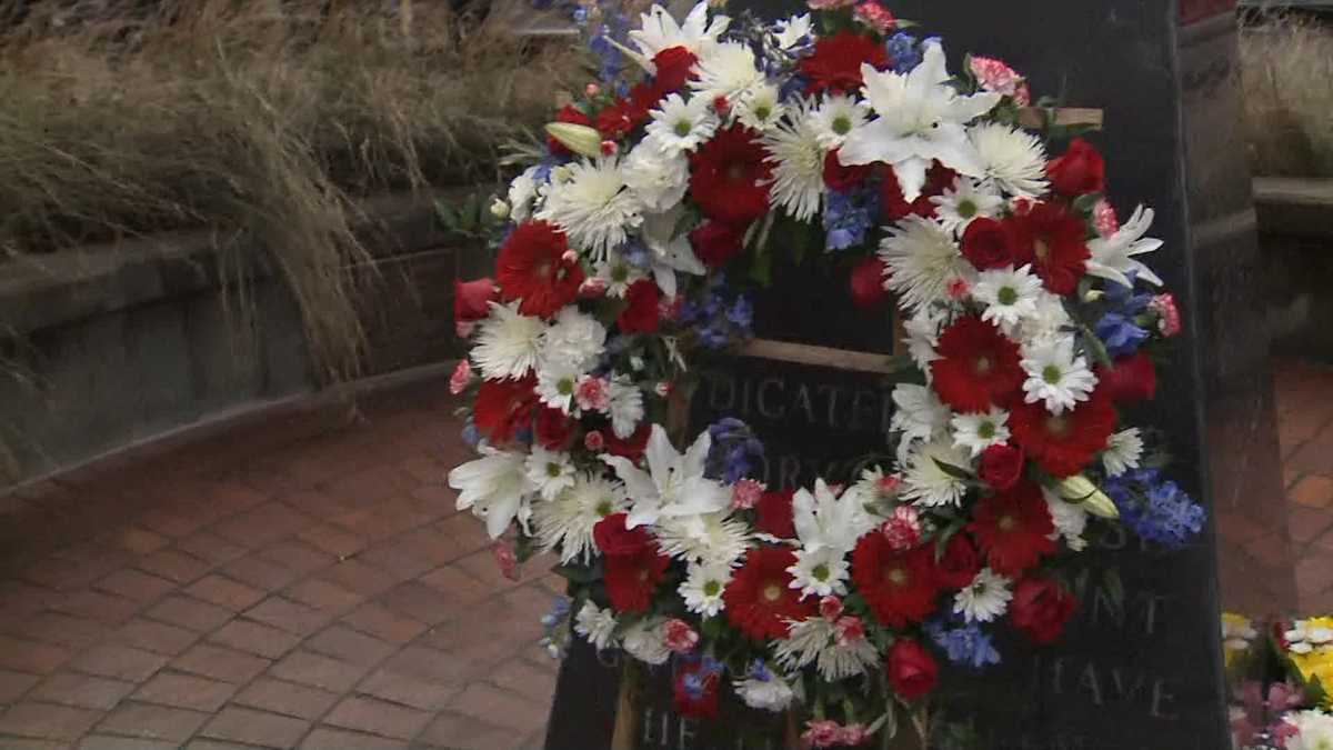 IMAGES: Memorial held for Officer Nick Rodman
