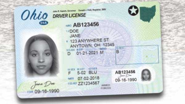 Ohio driver's licenses are getting a new look