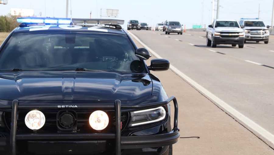 FILE PHOTO: Oklahoma Highway Patrol trooper vehicle