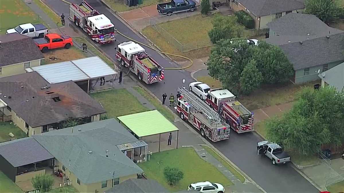 Crews Find Person In Backyard After Responding To Okc House Fire