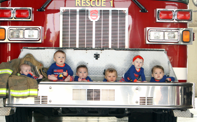 2022 Durant Firefighters Babys Christmas Card Oklahoma Fire Department Sends Holiday Cards Featuring Newest Additions