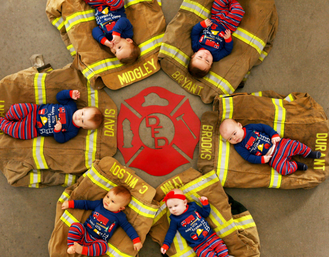 Oklahoma fire department sends holiday cards featuring newest additions