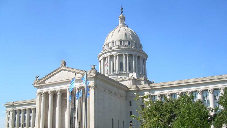 FILE image of the Oklahoma State Capitol