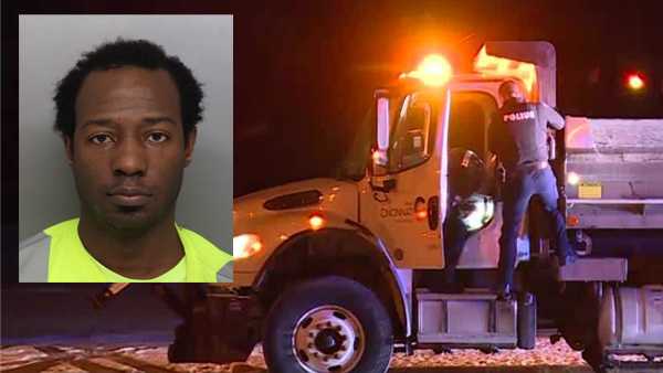 Salt truck driver leads police on chase, attempts to dump load on cruisers in pursuit - Vimarsana News
