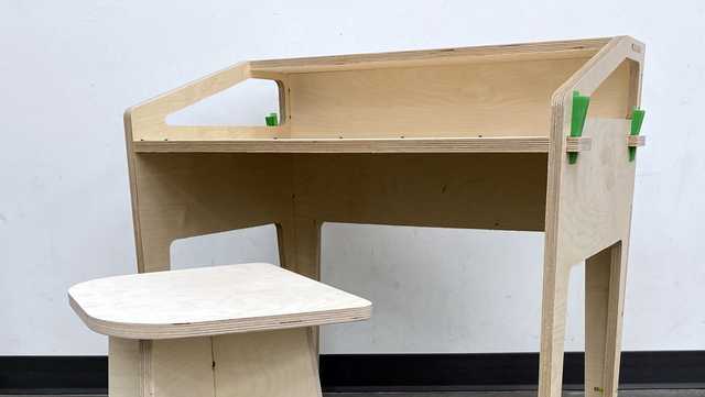 Open Works' desk-making program helps students with virtual learning - Vimarsana News