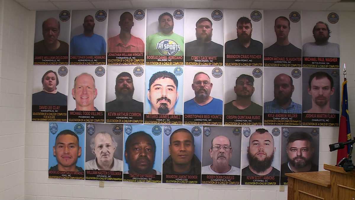 23 arrested in multi agency undercover sexual predator sting operation