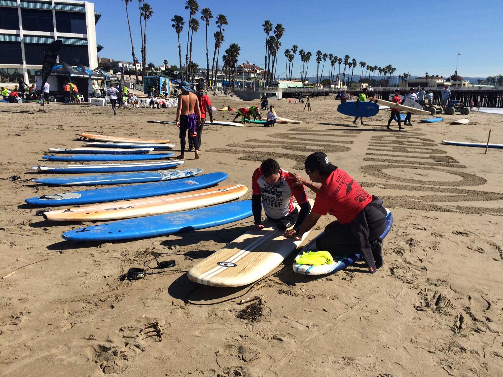 Santa Cruz surfers catch waves with soldiers for Operation Surf