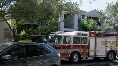 Orange County fire caused by lightning displaces families