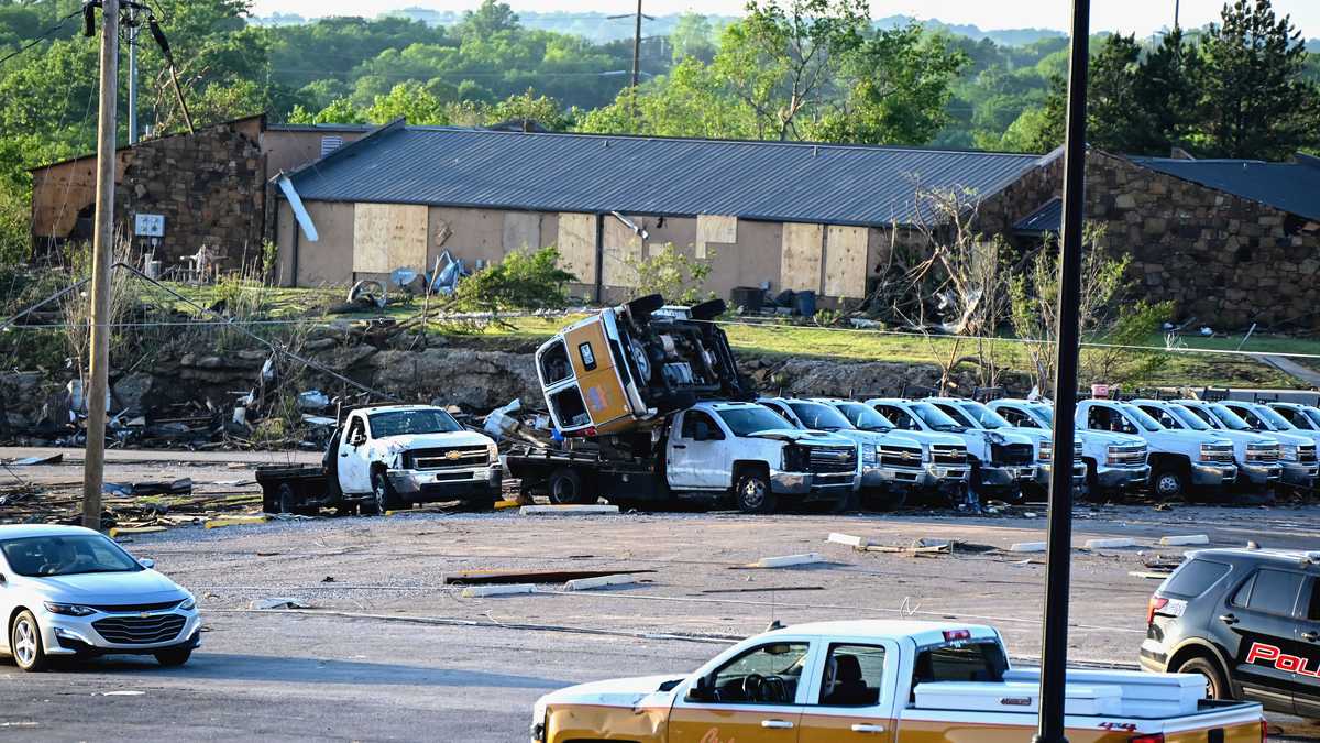 GALLERY: Sulphur tornado leaves destruction in its path