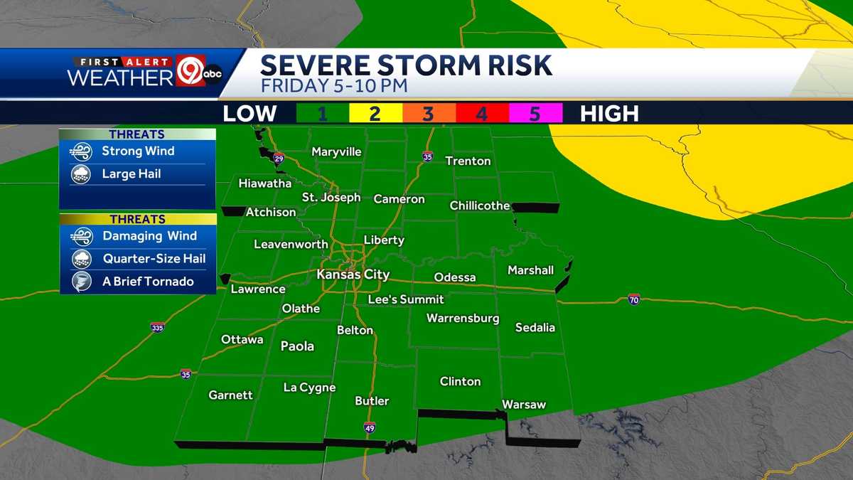 Kansas City's heat, humidity Friday may bring thunderstorms