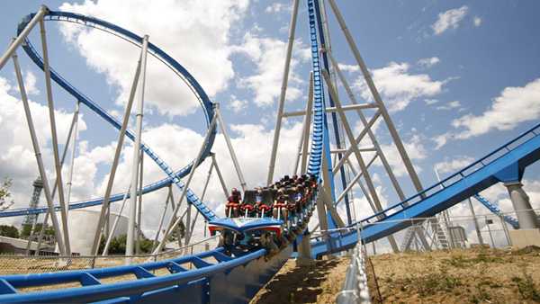 Kings Island s Orion makes its debut the 7th giga coaster in the