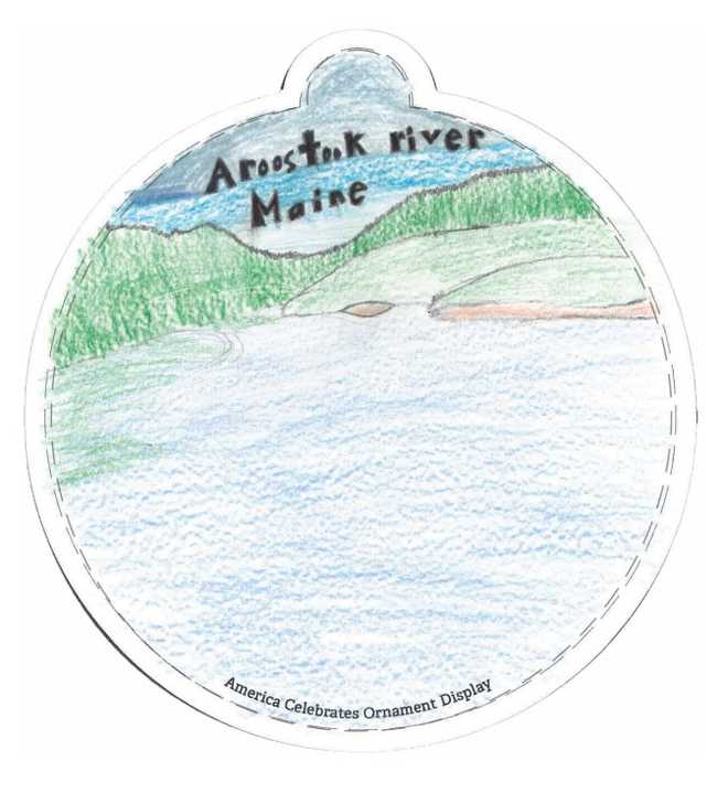 See the ornaments made by Maine students for the Maine tree in DC