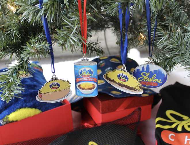Chance to win holiday Skyline Chili swag