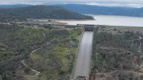 Get bird's eye view of Oroville Dam Spillway erosion