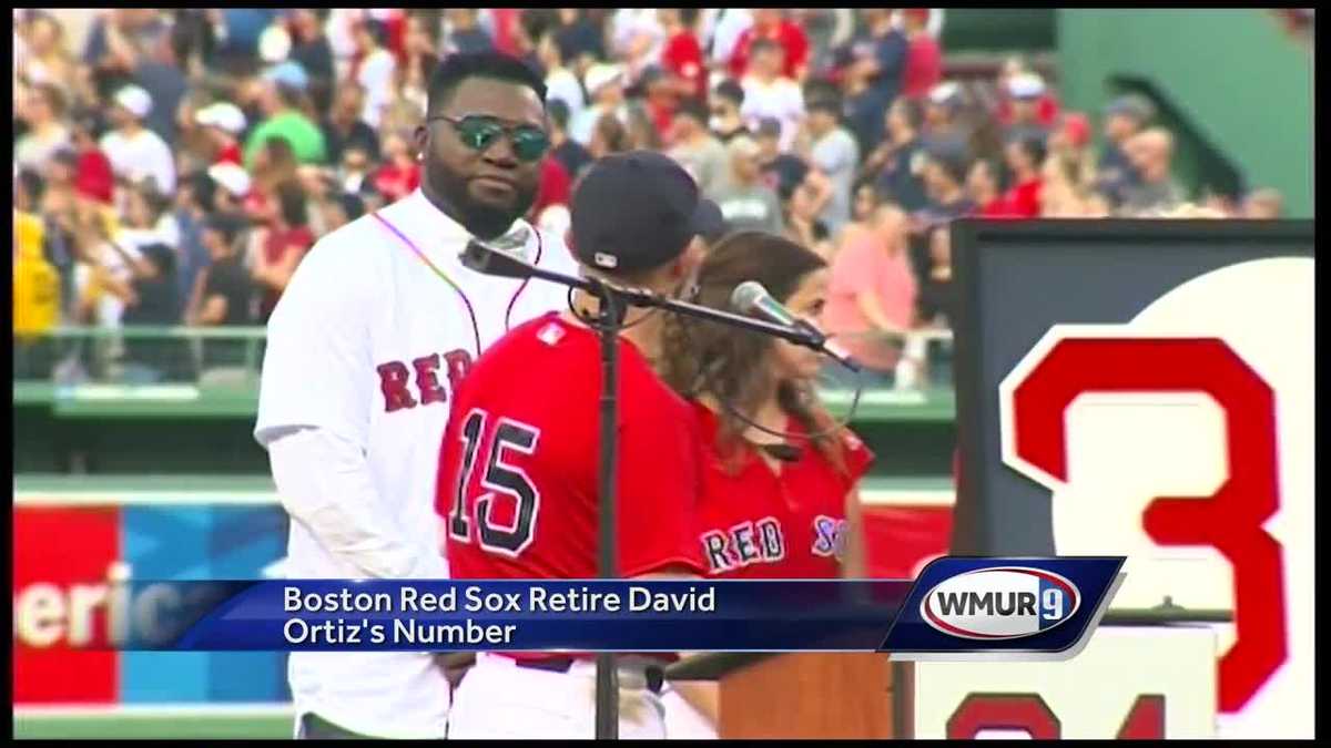 David Ortiz's No. 34 is retired - The Boston Globe