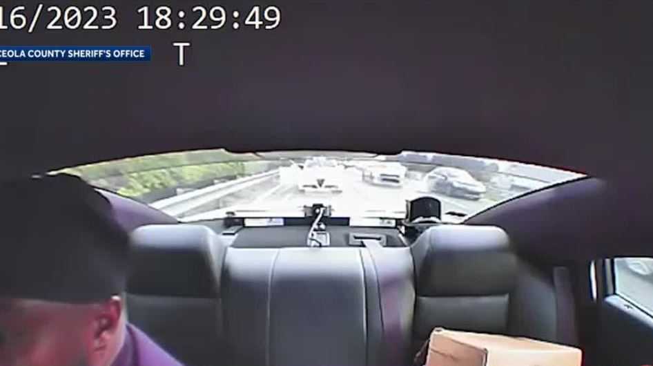 Video shows arrest of suspect in Osceola County road rage shooting