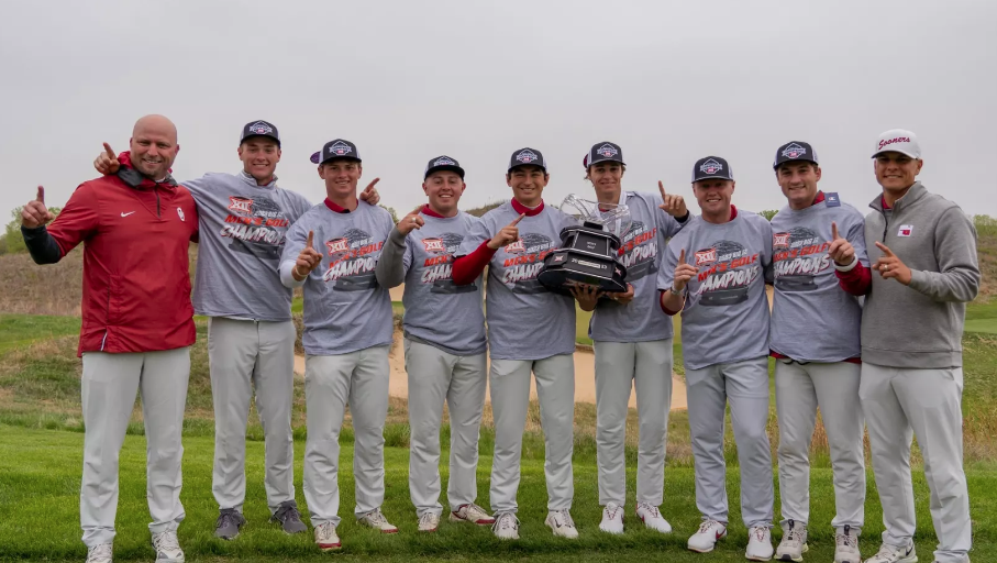 OU men's golf wins Big 12 tournament for second straight year