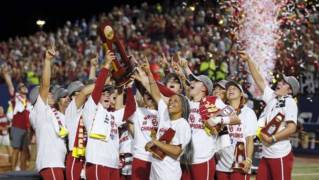 Oklahoma wins third straight Women's College World Series title - Vimarsana News