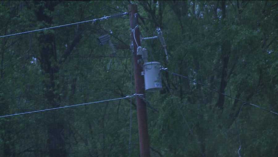 Power being restored after strong storms put thousands in the dark