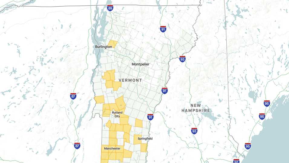 More than 1,200 outages reported in Vermont as storm continues