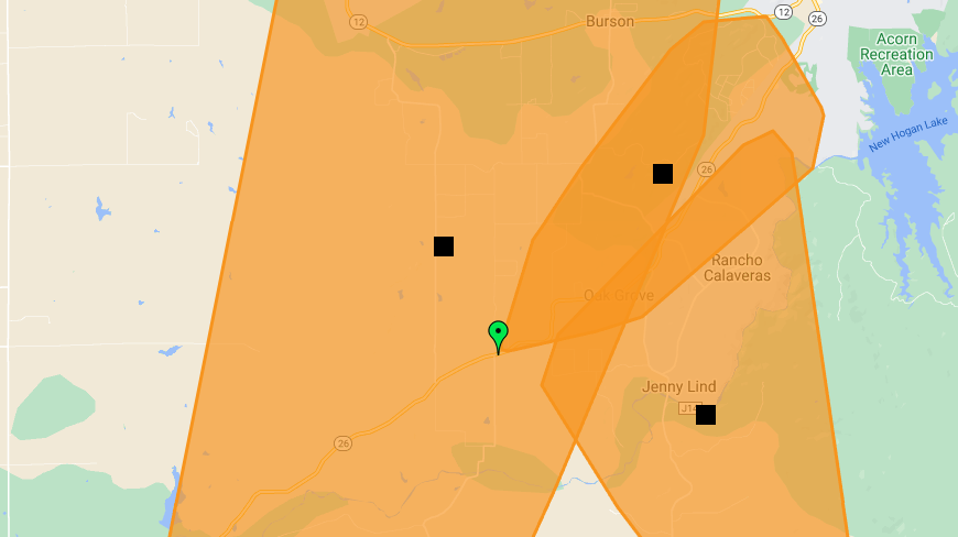 About 4,100 PG&E customers in Calaveras County without power - Vimarsana News