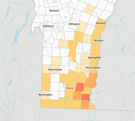 More Than 9 000 Power Outages Reported In Vermont After Snowstorm   Outages Map Png 1674513584 