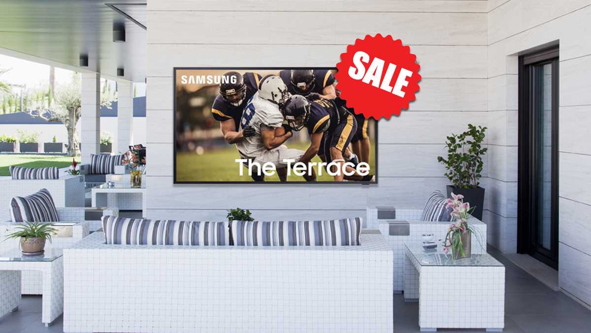 65 Class The Terrace Full Sun Outdoor QLED 4K early Prime Day deal