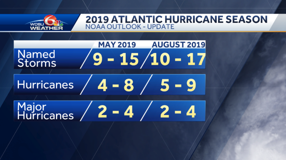 NOAA increases chance for above-normal hurricane season