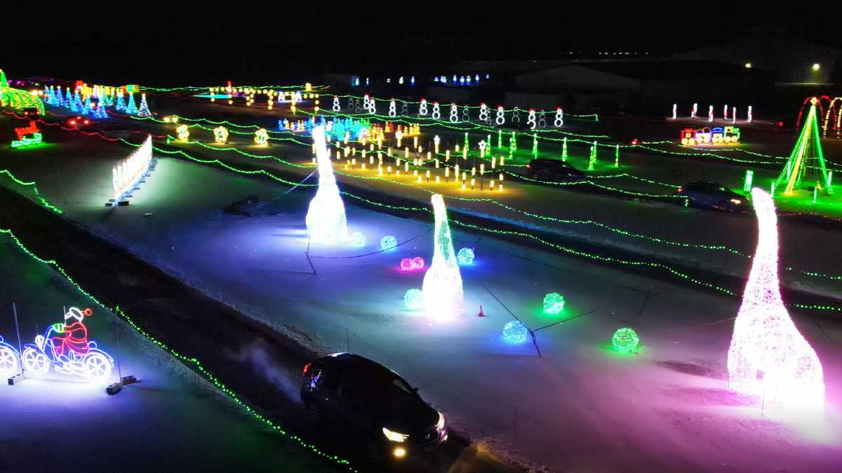 Omaha Christmas Lights Map 2022 Drive-Thru Winter Light Shows Opens Friday