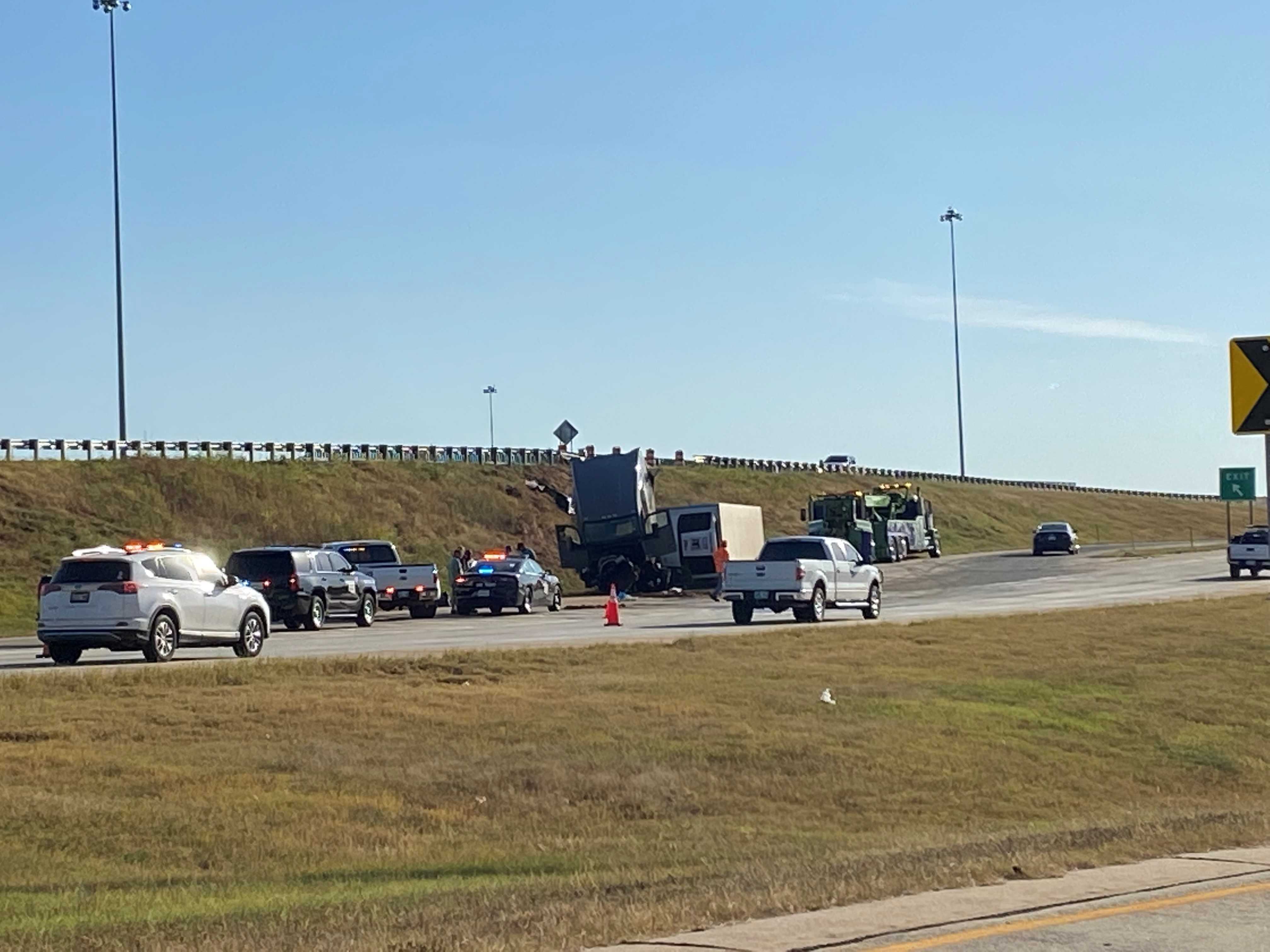 Ramp Reopens After Overturned Semi Blocks It Saturday Morning