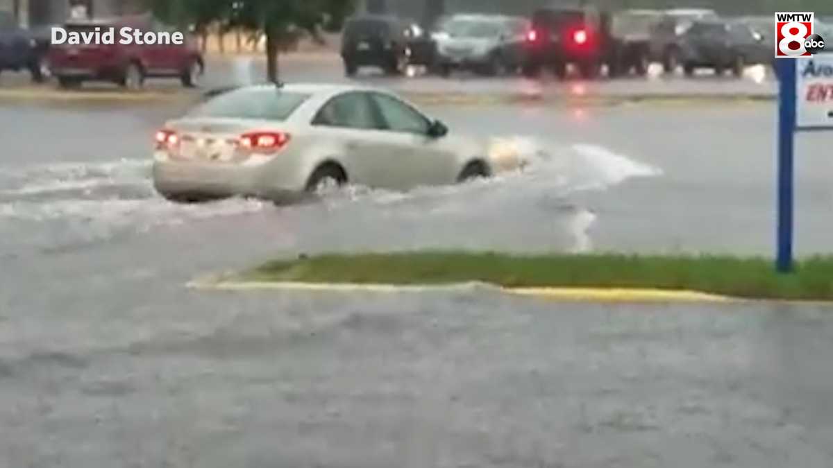 VIDEO Flash flooding hits Oxford