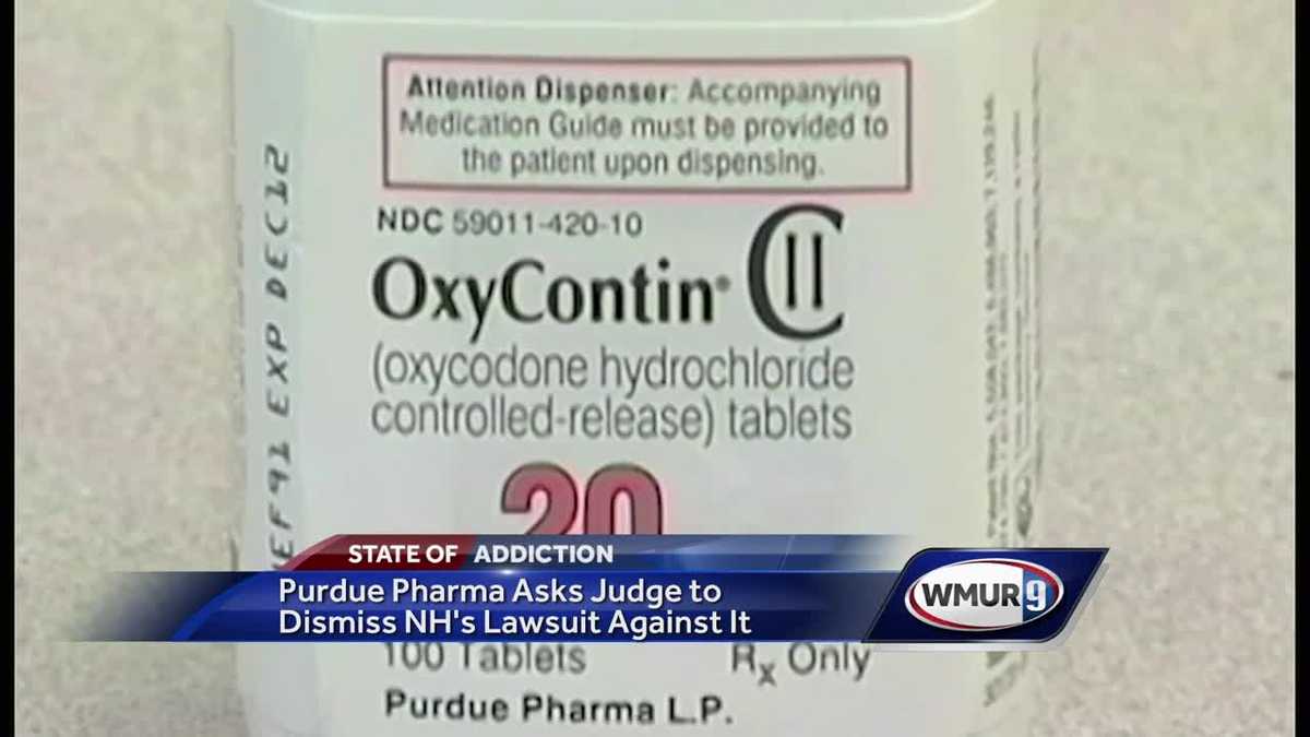 Purdue Pharma asks judge to dismiss NH's lawsuit against it