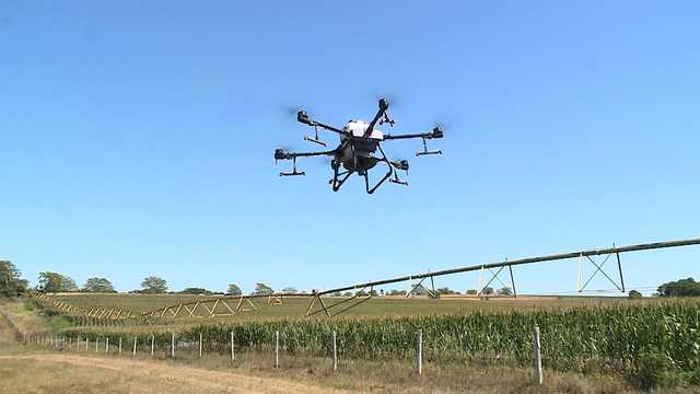 Farmer uses drone to plant - Vimarsana News