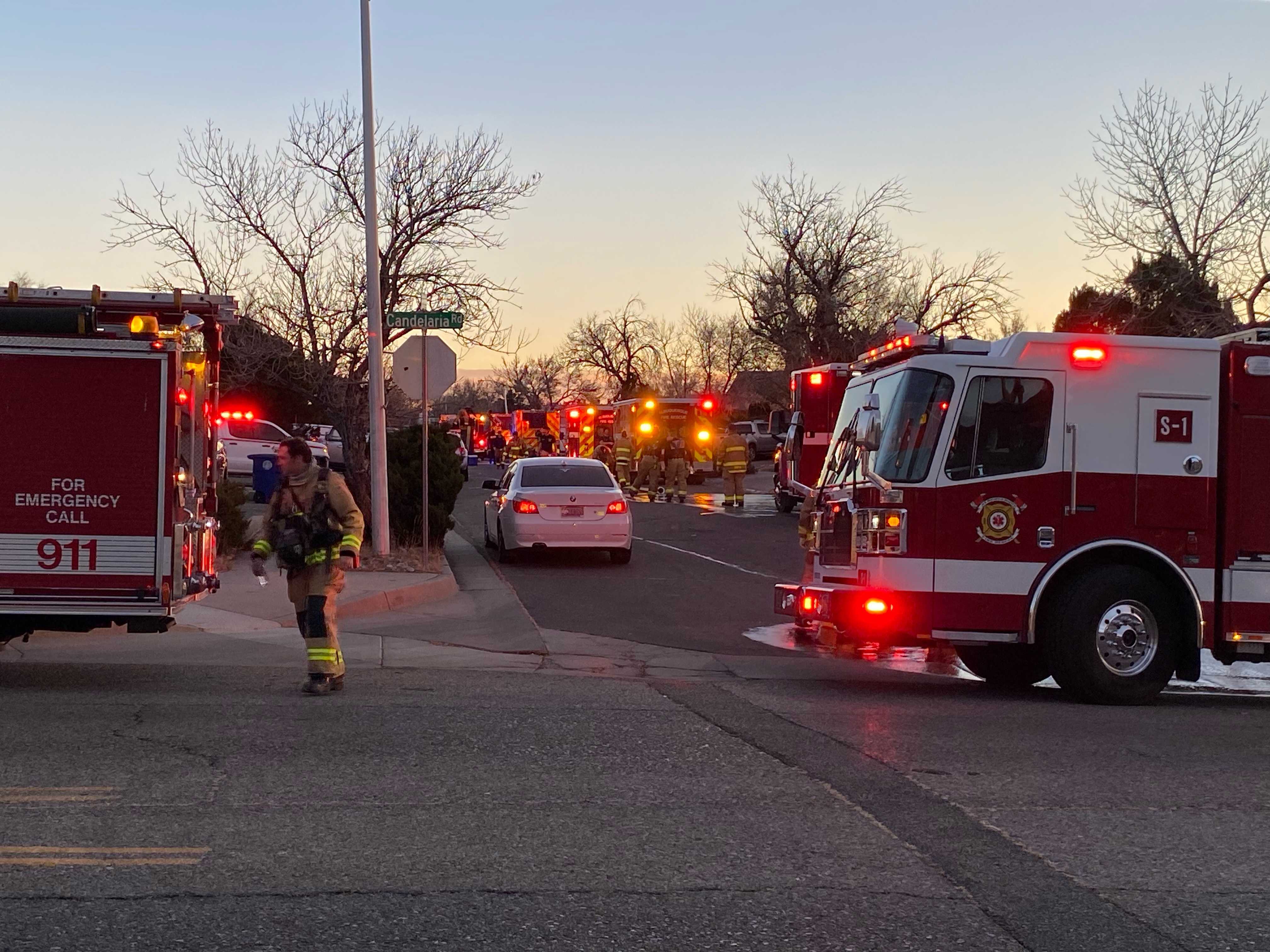 Albuquerque Fire Respond To Northeast House Fire   Palo Verde Fire 1669680701 